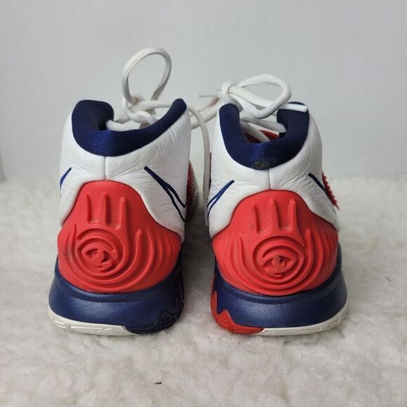 Nike Kyrie 6 Mens Size 6  USA Red White Blue Basketball BQ4630102 - Picture 5 of 10